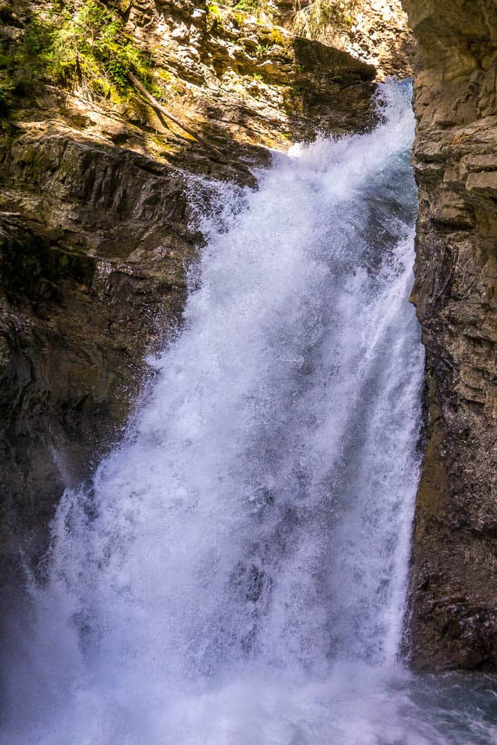 Waterfall in a canyon