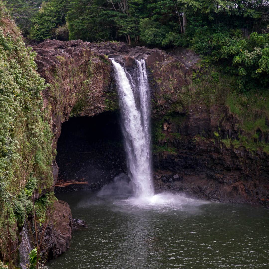 Waterfall over a cliff