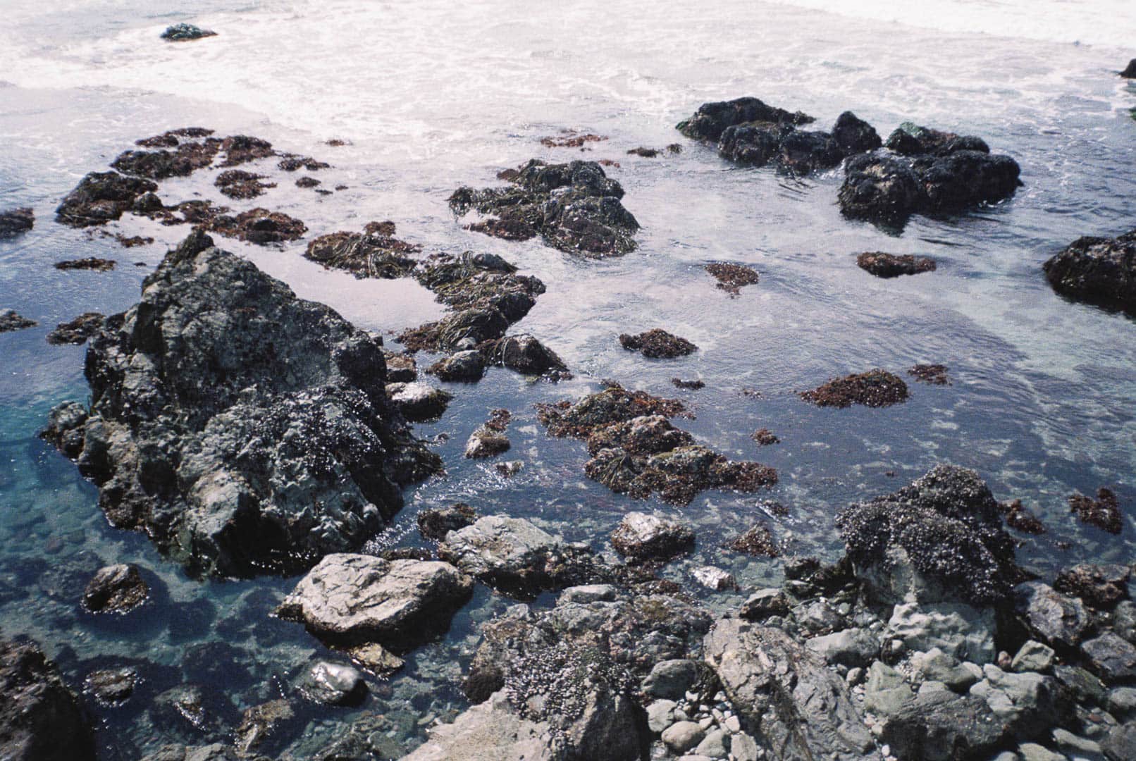 A rocky shore