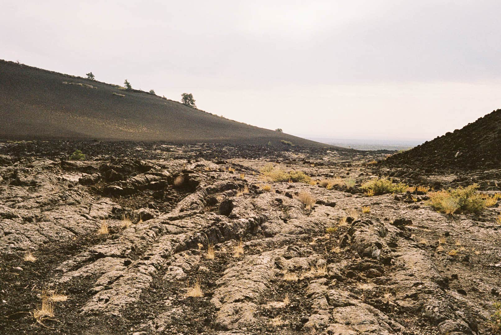 Barren volcanic landscape